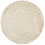 Tappeto Shaggy PAMPLONA a Pelo Lungo Moderno Oro Ø 80 cm