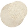 Tappeto Shaggy PAMPLONA a Pelo Lungo Moderno Oro Ø 80 cm