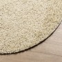 Tappeto Shaggy PAMPLONA a Pelo Lungo Moderno Oro Ø 80 cm