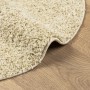 Tappeto Shaggy PAMPLONA a Pelo Lungo Moderno Oro Ø 80 cm