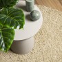 Tappeto Shaggy PAMPLONA a Pelo Lungo Moderno Oro Ø 80 cm