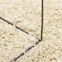 Tappeto Shaggy PAMPLONA a Pelo Lungo Moderno Oro Ø 80 cm