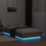 Giroletto con LED Rovere Sonoma 90x190 cm