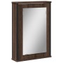 Mobile Bagno Specchio Rovere Marrone 42x12x60 Legno Multistrato