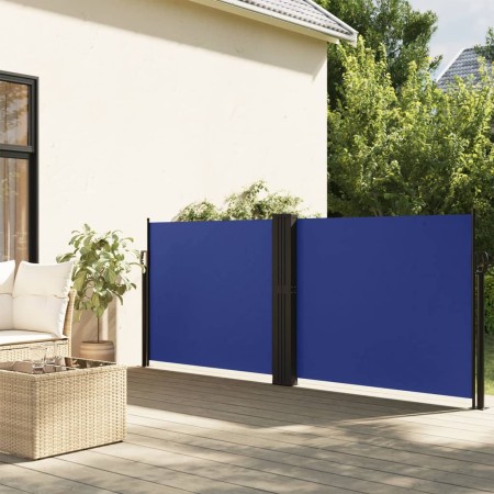 Tenda Laterale Retrattile Blu 140x1200 cm