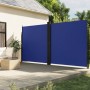 Tenda da Sole Laterale Retrattile Blu 200x1000 cm