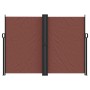 Tenda da Sole Laterale Retrattile Marrone 180x1000 cm