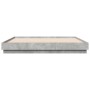 Giroletto con Luci LED Grigio Cemento 200x200 cm