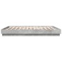 Giroletto con Luci LED Grigio Cemento 200x200 cm