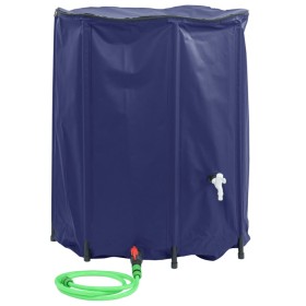 Serbatoio Acqua con Rubinetto Pieghevole 1250 L in PVC