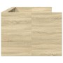 Divano Letto con Cassetti Rovere Sonoma 90x200 cm Multistrato
