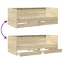 Divano Letto con Cassetti Rovere Sonoma 90x200 cm Multistrato