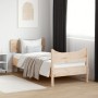 Giroletto con Testiera 75x190 cm in Legno Massello di Pino