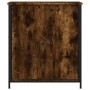 Credenza Rovere Fumo 70x30x80 cm in Legno Multistrato