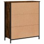 Credenza Rovere Fumo 70x30x80 cm in Legno Multistrato