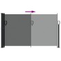 Tenda da Sole Laterale Retrattile Antracite 120x600 cm