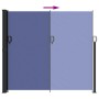 Tenda da Sole Laterale Retrattile Blu 180x500 cm