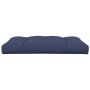 Cuscino per Pallet Blu Marino 120x80x12 cm in Tessuto