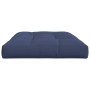 Cuscino per Pallet Blu Marino 120x80x12 cm in Tessuto