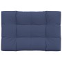 Cuscino per Pallet Blu Marino 120x80x12 cm in Tessuto