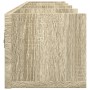 Armadietto a Muro Rovere Sonoma 99x18x16,5 cm Legno Multistrato