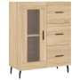 Credenza Rovere Sonoma 69,5x34x90 cm in Legno Multistrato