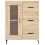 Credenza Rovere Sonoma 69,5x34x90 cm in Legno Multistrato