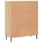 Credenza Rovere Sonoma 69,5x34x90 cm in Legno Multistrato