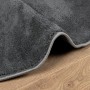 Tappeto OVIEDO a Pelo Corto Antracite Ø 200 cm
