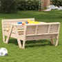 Tavolo da Picnic per Bambini 88x122x58cm Legno Massello di Pino