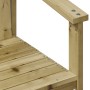 Sedia da Giardino 62x56x77 cm in Legno Impregnato di Pino