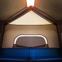 Tenda Famiglia con LED 6 Persone Blu Chiaro a Rilascio Rapido