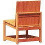 Sedia da Giardino Marrone Cera 50,5x55x77cm Legno Massello Pino