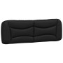 Giroletto con Luci LED Nero 160x200 cm in Similpelle