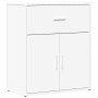 Credenza Bianco 60x31x70 cm in Legno Multistrato