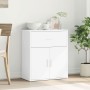 Credenza Bianco 60x31x70 cm in Legno Multistrato