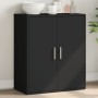 Credenza Nero 60x31x70 cm in Legno Multistrato