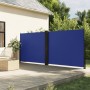 Tenda da Sole Laterale Retrattile Blu 160x600 cm