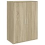 Credenza Rovere Sonoma 60x31x84 cm in Legno Multistrato