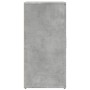 Credenza Grigio Cemento 59x39x80 cm in Legno Multistrato