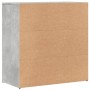 Credenza Grigio Cemento 79x38x80 cm in Legno Multistrato