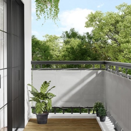 Paravento Balcone Grigio chiaro 75x600cm 100% Poliestere Oxford