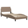 Letto con Materasso Cappuccino 100x200cm Similpelle