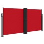 Tenda da Sole Laterale Retrattile Rossa 120x1000 cm