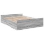 Giroletto Cassetti Grigio Sonoma 120x190 cm Legno Multistrato