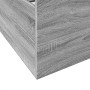 Giroletto Cassetti Grigio Sonoma 180x200 cm Legno Multistrato