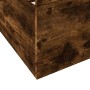 Giroletto con Cassetti Rovere Fumo 100x200 cm Legno Multistrato