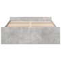 Giroletto Cassetti Grigio Cemento 120x190 cm Legno Multistrato