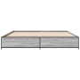 Giroletto Grigio Sonoma 200x200 cm in Legno Multistrato Metallo