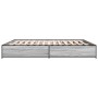 Giroletto Grigio Sonoma 200x200 cm in Legno Multistrato Metallo